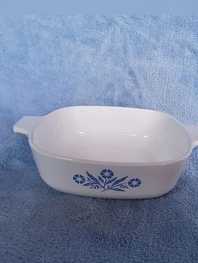 Vintage Corning Ware Blue Cornflower Casserole Dish 1 Quart P-1-B Cottagecore